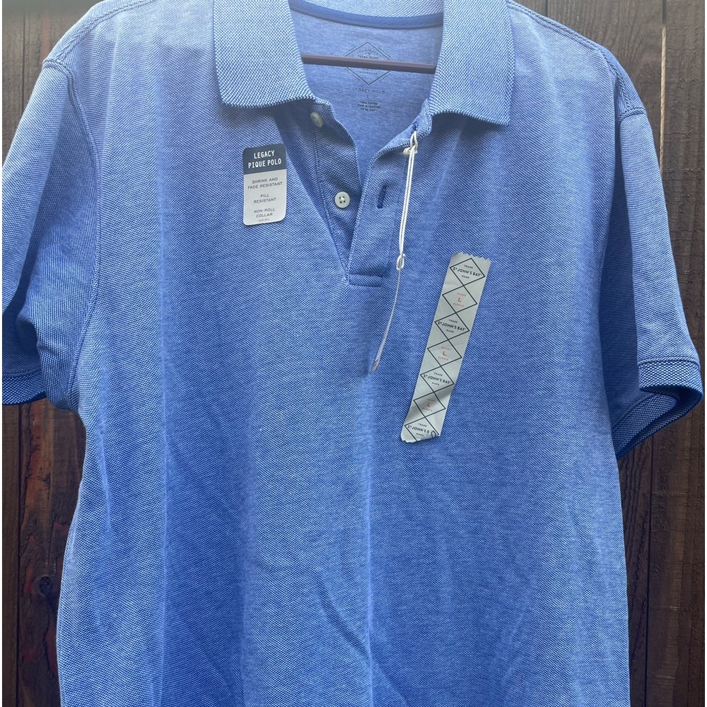 Blue Collared Shirt Large